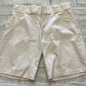 Lavish High Waist White Shorts